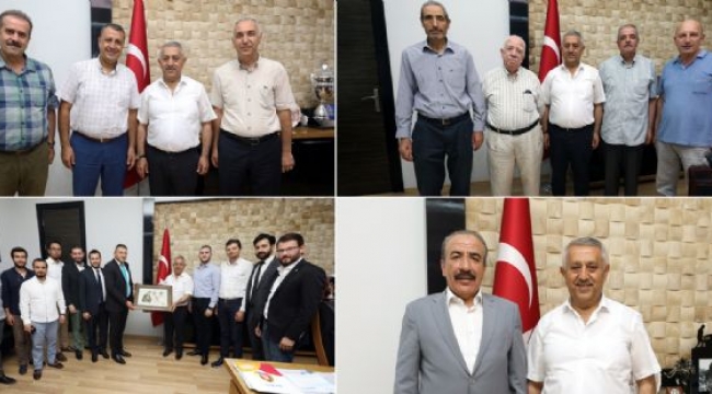 BAŞKAN ZEYBEK´E TEBRİK ZİYARETLERİ DEVAM EDİYOR