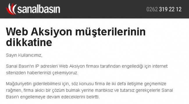Web Aksiyon müşterilerinin dikkatine..!!