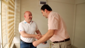 SEZEN'DEN KOCATEPE GAZETESİNE NEZAKET ZİYARETİ