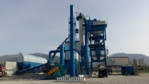 Asfalt Plenti İlk Sıcak Asfalt Dökümünü Yapıldı..