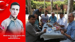 Başkan Sarı’ Gazi Hasan Bal’ın mevlit yemeğine katıldı