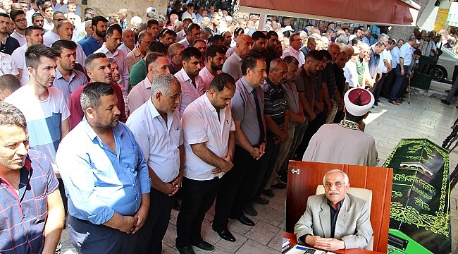 Başkan Şeref Ceylan Son Yolculuğuna uğurlandı
