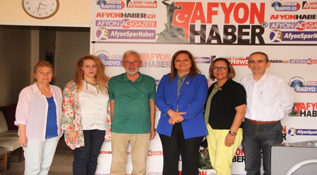 MİLLETVEKİLİ BURCU KÖKSAL, AFYONHABER'İ ZİYARET ETTİ