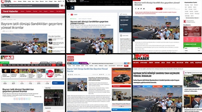 SANDIKLI İLÇESİ ULUSAL MEDYA’DA SES GETİRDİ
