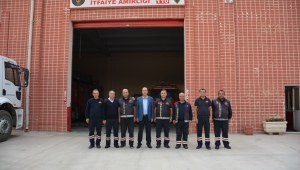 Başkan Bozkurt İtfaiye Teşkilatını Ziyaret etti