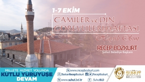 Başkan Bozkurt’tan Camiler ve Din Görevlileri Haftası Mesajı