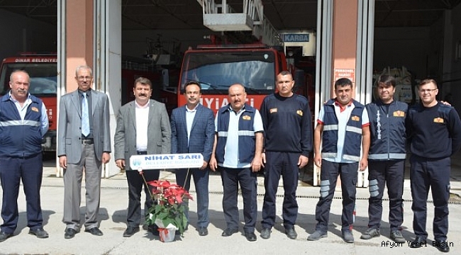 Başkan Sarı’dan İtfaiyeciler Haftası Ziyareti