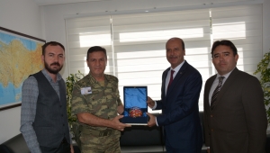 Bozkurt İkmal ve Garnizon Komutanı Tuğg. Osman Alp’i Ziyaret Etti