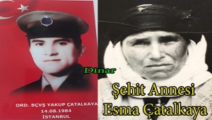  Dinar'da Şehit Annesi Yaşamını Yitirdi