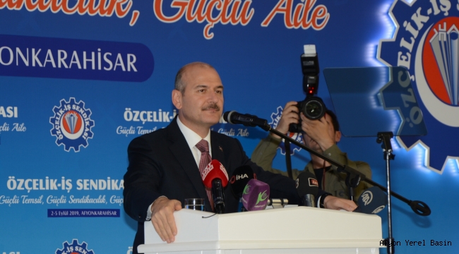 İçişleri Bakanı Süleyman Soylu Afyonkarahisar’daydı