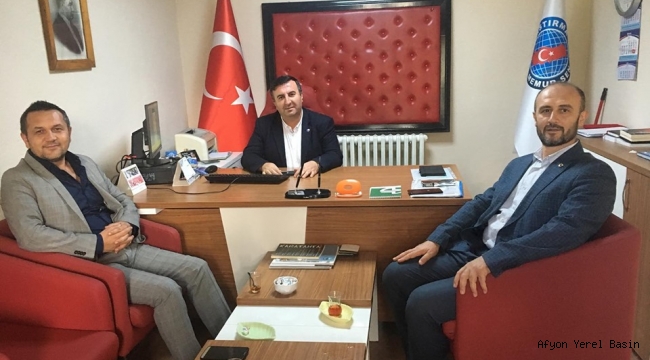 KIZILAY'DAN BAŞKAN KORKMAZ'A ZİYARET