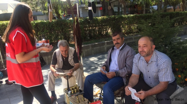 Kızılay'dan Dünya Kalp günü dolayısıyla bilgilendirme..
