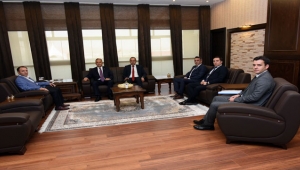 REKTÖR KARAKAŞ VAKIFBANK HEYETİNİ KABUL ETTİ