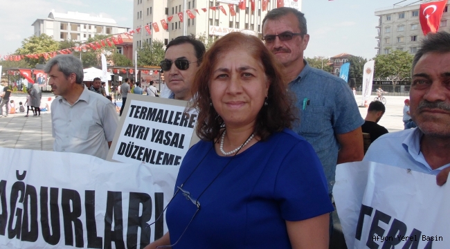 TERMAL MAĞDURLARI PLATFORMU İSYANDA...