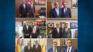 BAŞKAN MUSTAFA ÇÖL ANKARA’DA ZİYARETLERDE BULUNDU