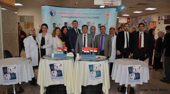 Devlet Hastanesinde 26 Ekim Hasta Hakları Günü etkinlikleri..
