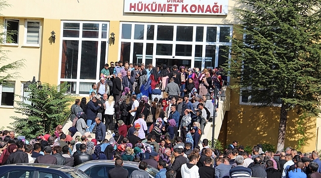 Dinar'da Temizlik İşçisi ve Güvenlik için mülakat yapıldı