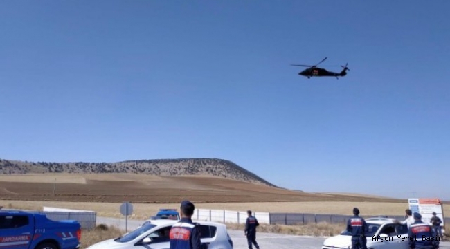 Emirdağ Jandarma’dan Helikopterli Denetim