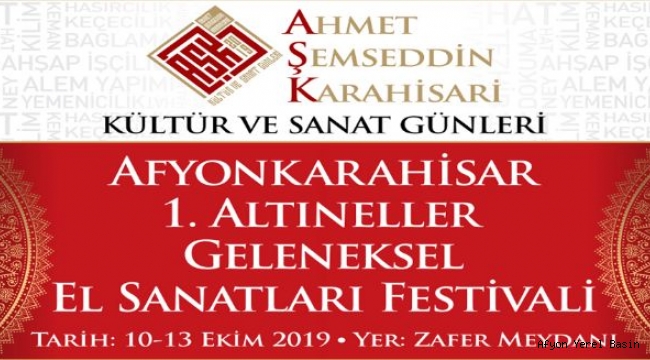 KÜLTÜR VE SANAT GÜNLERİ BAŞLIYOR