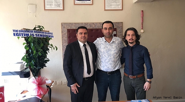 Şahin'den Dinar'da Fırat Çelik'e Hayırlı olsun ziyareti