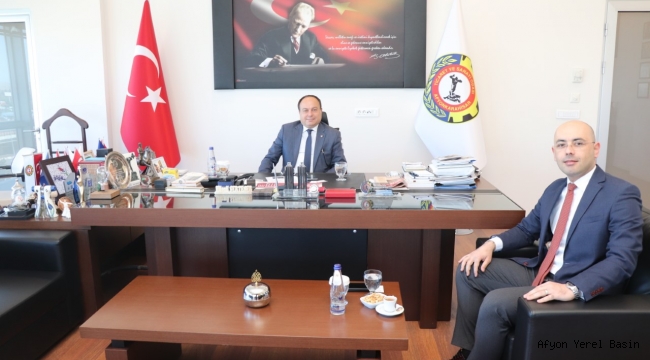 VAKIFBANK OSB ŞUBE MÜDÜRÜ ÇOBAN’DAN SERTESER’E ZİYARET