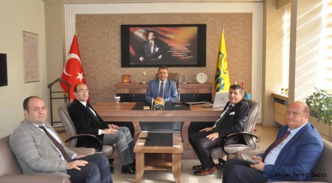BAŞKAN ÇÖL'DEN AFYON PTT MÜDÜRLÜĞÜ'NE ZİYARET