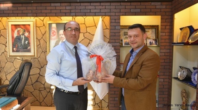 GENÇ İŞ ADAMIMIZDAN BAŞKAN ÇÖL'E ZİYARET