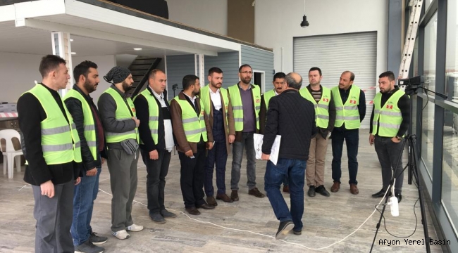 MOTORLU KARA TAŞITI YETERLİLİK BELGESİ SINAVI YAPILDI