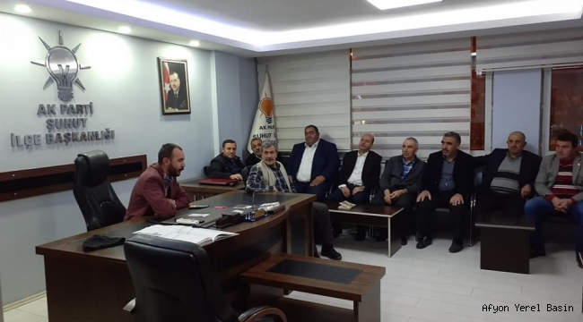AK Parti Şuhut İlçe Başkanlığı toplandı