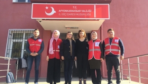 Genç Kızılay İl Göç İdaresi Müdürlüğü'nü ziyaret etti..