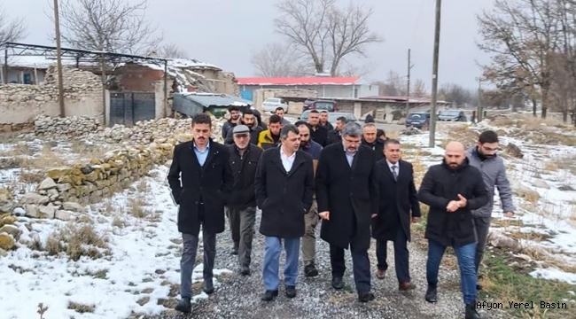 Milletvekili Özkaya Emirdağ'ı ziyaret etti..