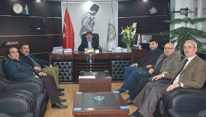 PATE-SAN Fabrikası İşletme Sahipleri, Başkan Sarı'yı Ziyaret Etti