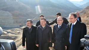 Tarım ve Orman Bakanı Dr. Bekir Pakdemirli Çay Barajını İnceledi