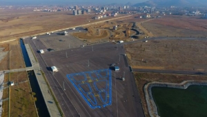 TRAFİK EĞİTİM PARKURUNDA İLK ETAP TAMAMLANDI