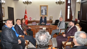 Vali Mustafa Tutulmaz İl İnsan Hakları Kurulu Üyelerini Kabul Etti