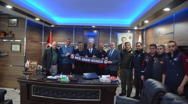 112 Acil Çağrı Merkezinden Başkan Bozkurt’a Ziyaret