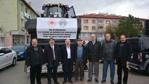 Çevre ve Şehircilik Bakanlığından Dinar Belediyesine Hibe Kepçe