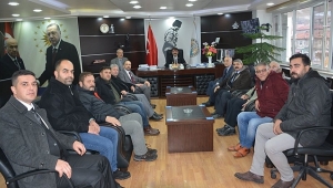 CHP Dinar İlçe Örgütünden Başkan Nihat Sarı'ya Ziyaret