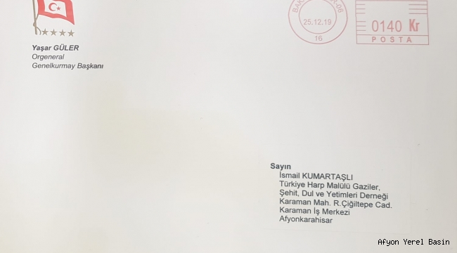 KOMUTANLARDAN KUMARTAŞLI'YA YENİ YIL TEBRİĞİ..