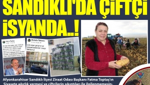 SANDIKLI'DA ÇİFTÇİ İSYANDA..!!!