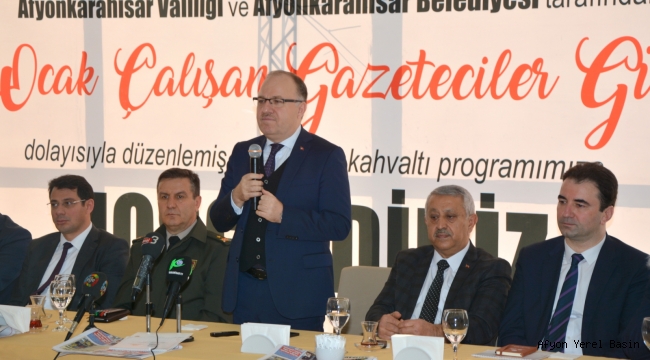 Vali Tutulmaz Basın Mensuplarıyla Kahvaltıda Bir Araya Geldi