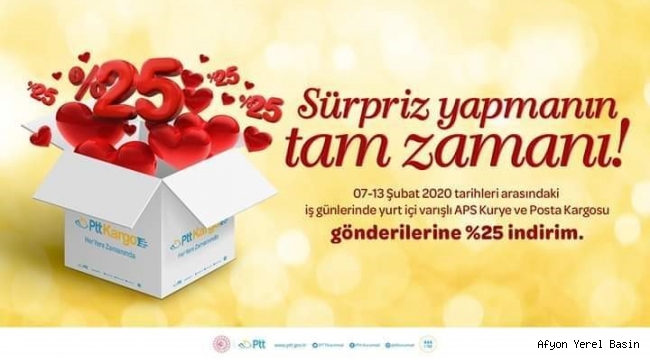 PTT KARGO!DAN SEVGİLİLER GÜNÜ KAMPANYASI