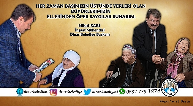 Başkan Sarı dan 18-24 Mart Yaşlılara Saygı Haftası mesajı