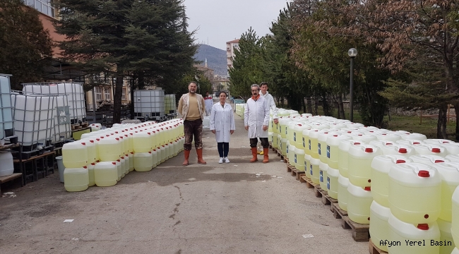 Gazi Meslek Lisesi 150 ton hijyen malzemesi üretti