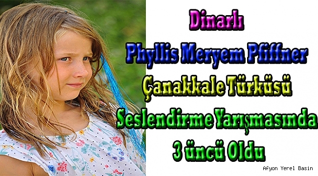 İsviçrede Yaşayan Dinarlı Vatandaşımız, Pfiffner 3. Oldu