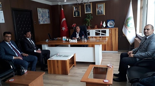 Müdür Ufuk Taşbaş, Başkan Şuayyip Çiçek'i Ziyaret Etti