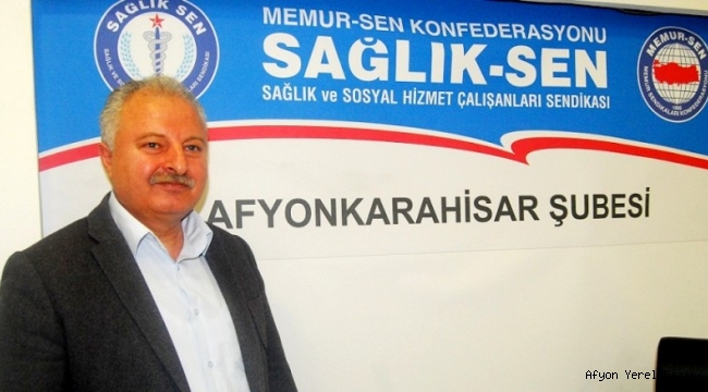 SAĞLIK SEN ŞUBE BAŞKANI ABDÜLKADİR HIZ'DAN MİRAÇ KANDİLİ MESAJI