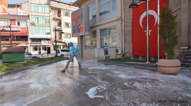 SANDIKLI’DA JEOTERMAL SUYLA DEZENFEKTE YAPILDI