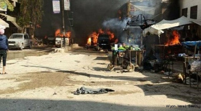 Afrin'de sivillere bomba yüklü araçla saldırı
