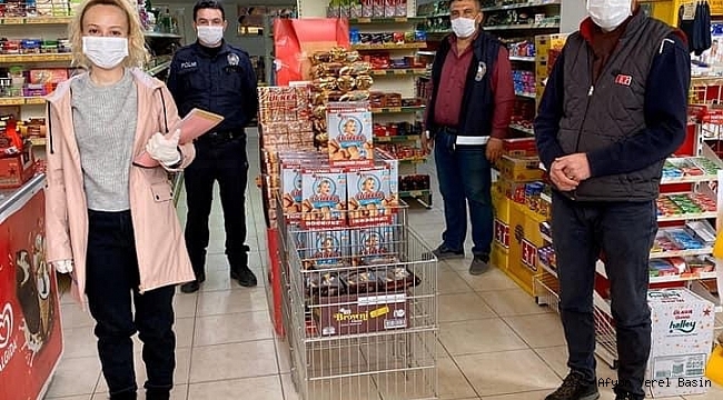 Başmakçı'da marketler denetlendi